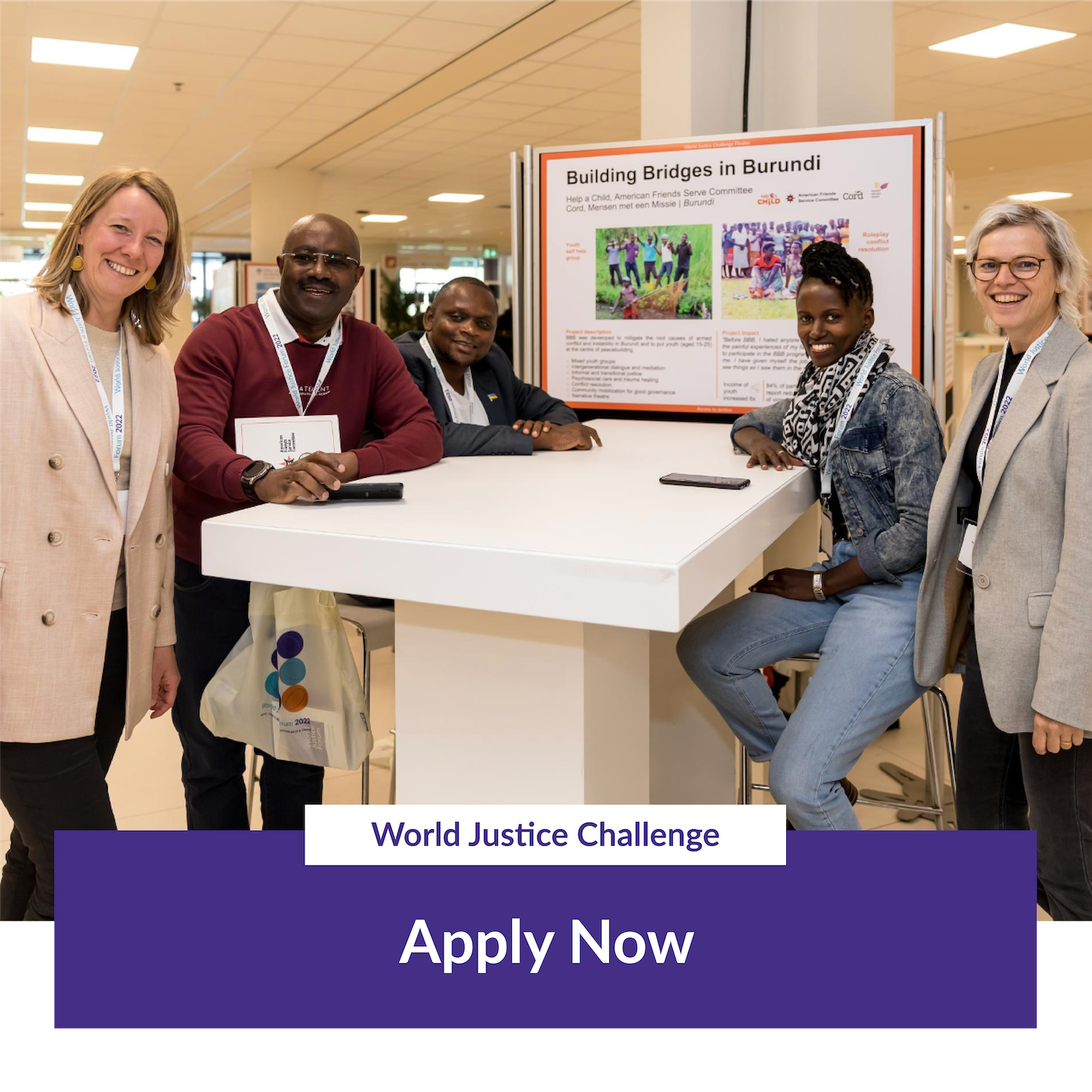 Apply now to the World Justice Challenge 2024